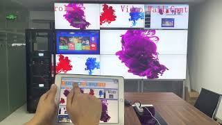 RACVISION Video Wall Image Processor/Controller Operation via iPad