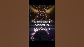 Cynessa vs Godzilla #cyn #godzilla #murderdrones #wisedit #1v1battles #edit