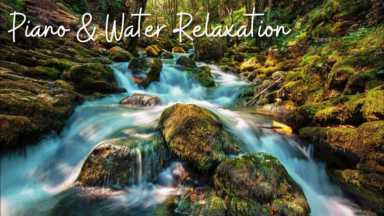 Water Calm Instruments 🌿Calm Piano with Water Flow Ambience | Sleep & Meditation Music # ...
