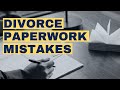 Did you file your divorce papers correctly?