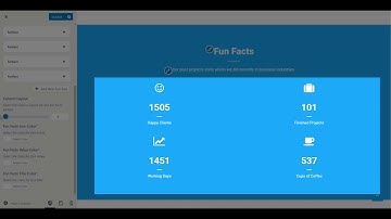 How To Configure Funfacts section - Aneeq Premium WordPress Theme