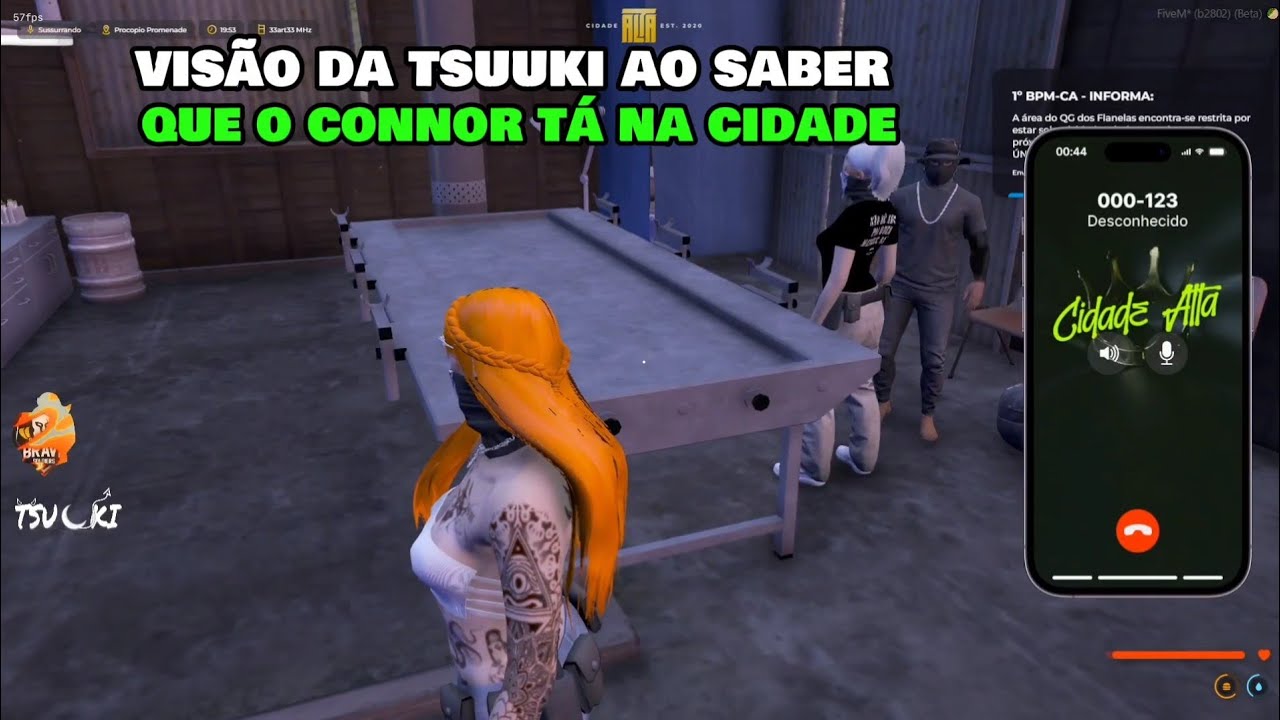 VISÃO DA TSUUKI AO SABER QUE O CONNOR TA DE VOLTA NA CIDADE *VAI CAIR NO BAIT*?