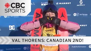 Justine Dufour-Lapointe places 2nd in ski at Val Thorens Pro | #CBCSports