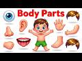 Body Parts Song for Kids 👶 | Learn Eyes, Nose, Hands & More 🖐️👀 | Fun Nursery Rhymes