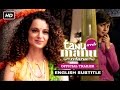 Tanu Weds Manu Returns | Official Trailer with English Subtitle | Kangana Ranaut, R. Madhavan