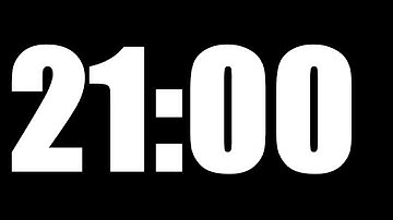 21 MINUTE TIMER | LOUD ALARM  ⏰