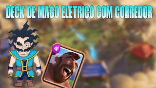 Deck de corredor com mago elétrico