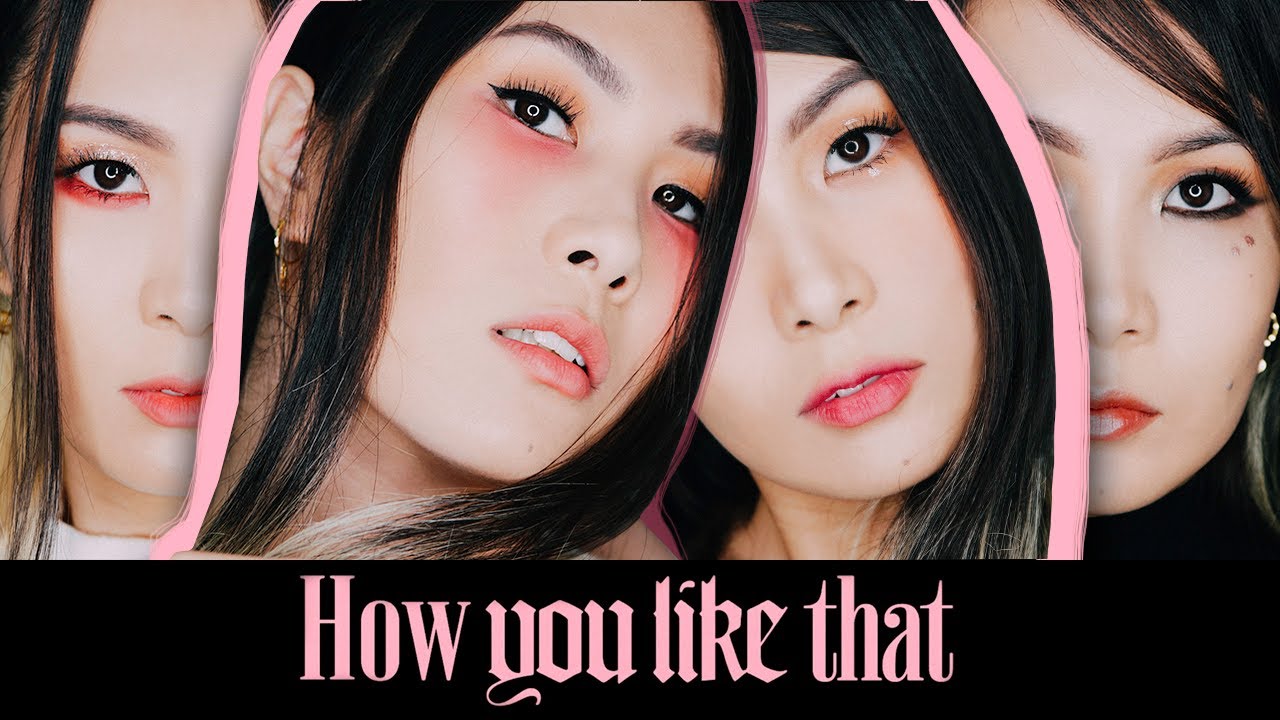 BLACKPINK “HOW YOU LIKE THAT” INSPIRED MAKEUP | 4 LOOKS: JENNIE, LISA, JISOO, ROSÉ 🖤💗