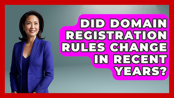 Did Domain Registration Rules Change in Recent Years? - Domain And Hosting Gurus