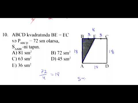 8ci sinif riyaziyyat imtahanı