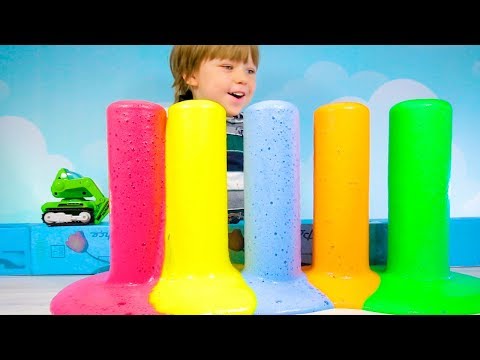 Как сделать опыт? Вулкан Цветная Пена в домашних условиях своими руками. Видео для детей