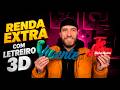 Aprenda a Fazer Letreiros 3D que Vendem Muito