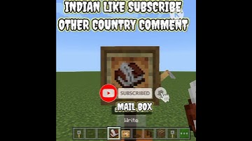 Minecraft build hack #short #shorts #ytshorts #demonking #trending #shortvideo #viral  #mailbox