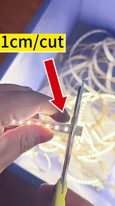 1cm/cut LED strip light，Will it shine if you cut one off?