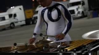 Bluecoats - DCI Finals 2016 - Front Ensemble Warmup