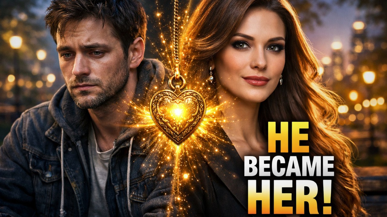 MtF Liam transformed to Lily by magical golden locket tg tf transformation mtf transformation 