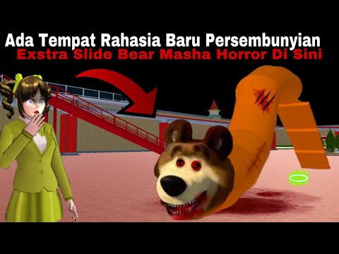 ADA TEMPAT RAHASIA BARU PERSEMBUNYIAN EXTRA SLIDE BEAR MASHA HORROR DI SINI 😱🔥❌❌ 