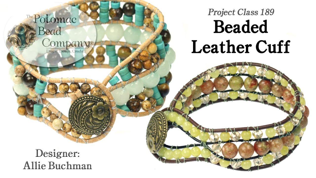 How To Make Leather Jewelry Tutorials / The Beading Gem