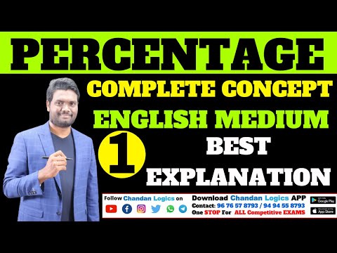 PERCENTAGE INTRO PART -1 |USEFUL FOR SSC | BANK | RRB | CAT|DEFENCE |AFCAT U0026 OTHER COMPETITIVE EXAMS