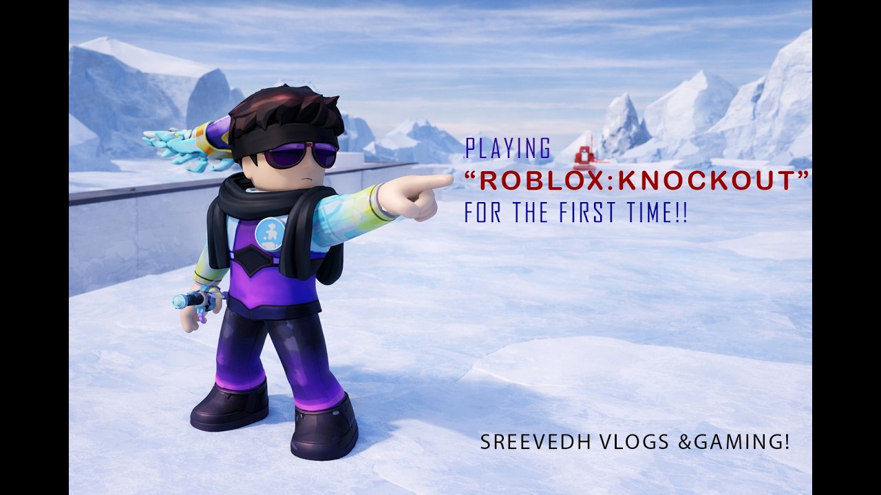 First time playing roblox knockout!!