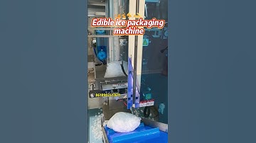 1-5kg edible ice fully automatic packaging machine manufacturer #icecubepackagingmachine