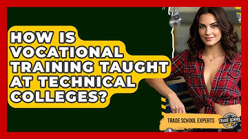 How Is Vocational Training Taught At Technical Colleges? - Trade School Experts