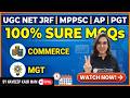 NTA UGC NET Paper 2 Commerce | 100% Sure MCQs | Paper 2 Management | by Navdeep Kaur