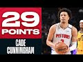 Cade Cunningham Sets A New Career-High 29 PTS 🔥