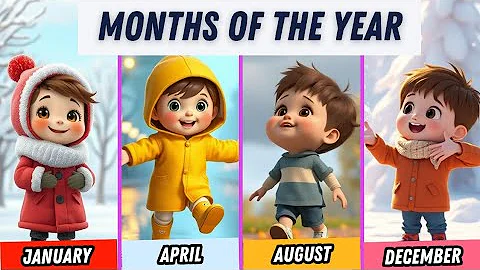 🎵 Months of the Year Song for Kids | Learn All 12 Months with Fun & Music!