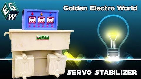 Golden Servo stabilizer || voltage control stabilizer || Electricity control Servo