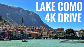 4K Lake Como Drive | Italian Summer Road Trip