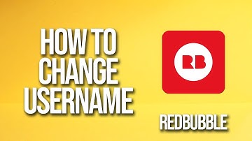How To Change Username Redbubble Tutorial