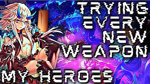 Using EVERY Leraje Weapon AND Skill!! Which Class Was Best / Coolest?! (My Heroes: Dungeon Raid)