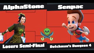 Dutchman's Dungeon 4 - Losers Semi-Final AlphaStone (Azula) VS Senpac (Jimmy Neutron)