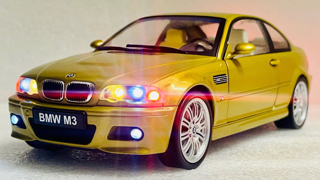 BMW M3 E46 COUPE PHOENIX YELLOW 2000 SOLIDO S1806501 1/18 SERIE 3 3ER