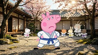 Peppa Big leert karate 🥋🐷 Draai, spring en win! 💥🎵 Kinderlied