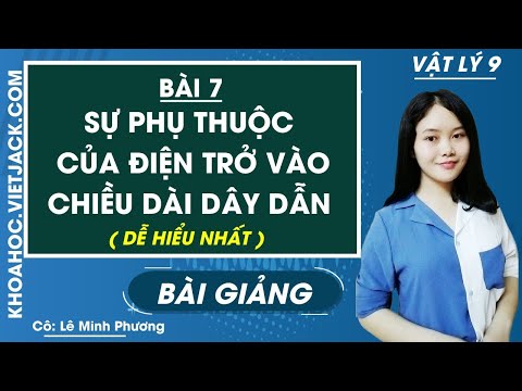 Video Sự phụ thuộc của điện trở vào chiều dài dây dẫn - Bài... - youtube