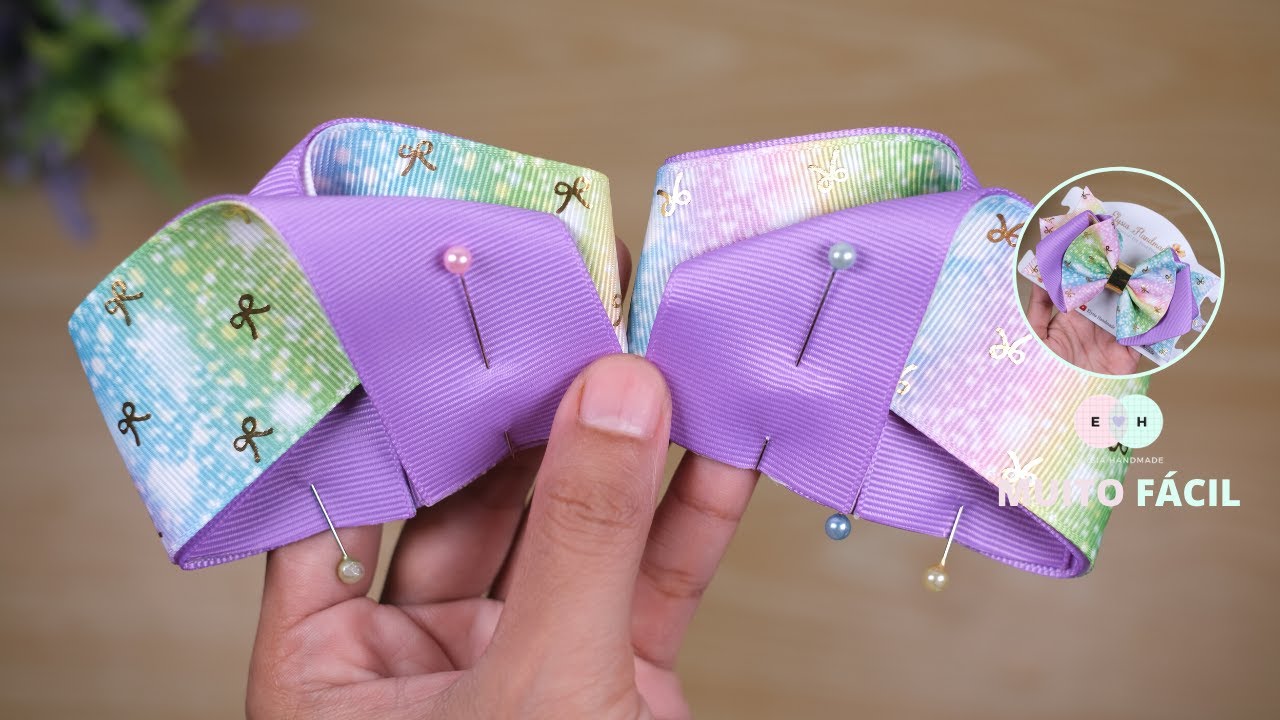 Leque Laço - fita de gorgorão n9 | Elysia Handmade