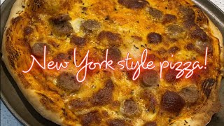 New! BEST New York style PIZZA YOU WILL EVER EAT/ BASIC PIZZA DOUGH RECIPE!! Topping optional!!