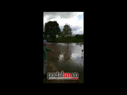 Inundatii în satul Rușeni - 16.05.2021