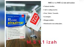 Buraxlış imtahanı test toplusu sualların izahı Mövzu 1,sınaq 1