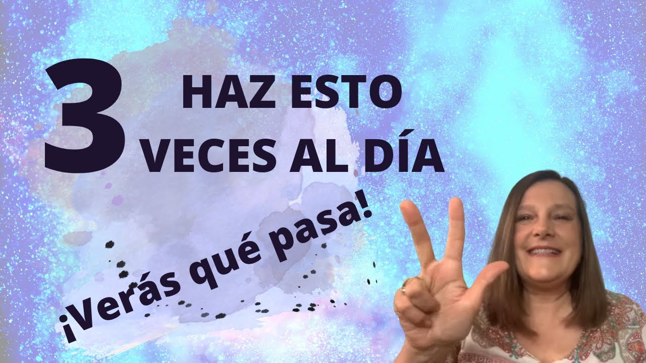 🔴 Haz ESTO y en 3 DÍAS TODA TU VIDA CAMBIARÁ A MEJOR - ¡Programa tu ...
