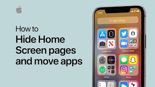 How to hide Home Screen pages and move apps on your iPhone — Apple Support screenshot 5