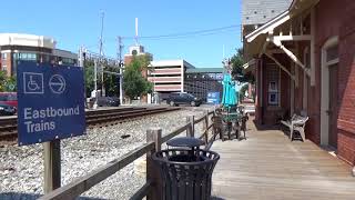 #4222 CSX D765-14 Loaded Double Stack trash train with a awesome crew