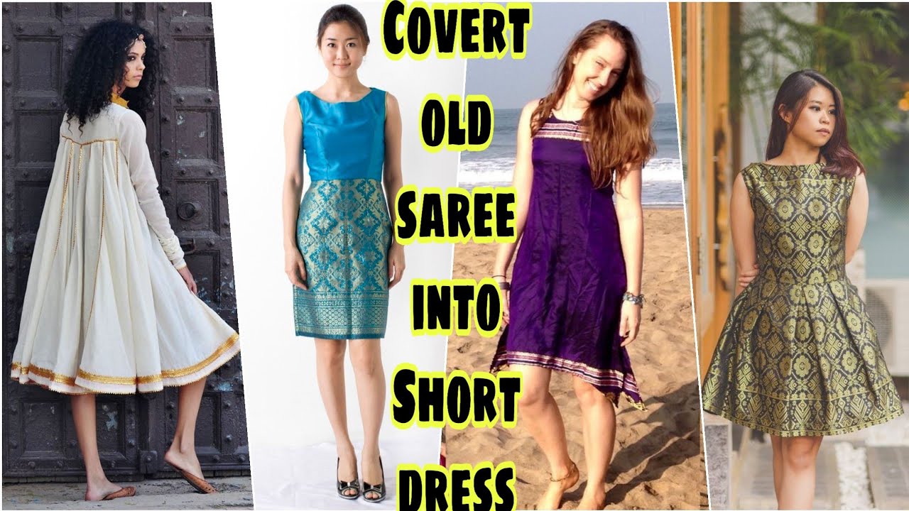 Easy Handmade dresses from Saree! DIY 