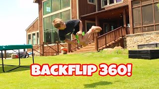 Backfflip 360 Tutorial In 1 Minute! screenshot 3