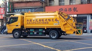 （2025/12/6拍攝）叮噹~叮噹~聖誕節特輯！有眼睛的新北市三重區垃圾車KEJ-6397沿線收運+傳統人力搖鈴