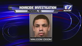 Parsons, Kansas police are searching for a homicide suspect