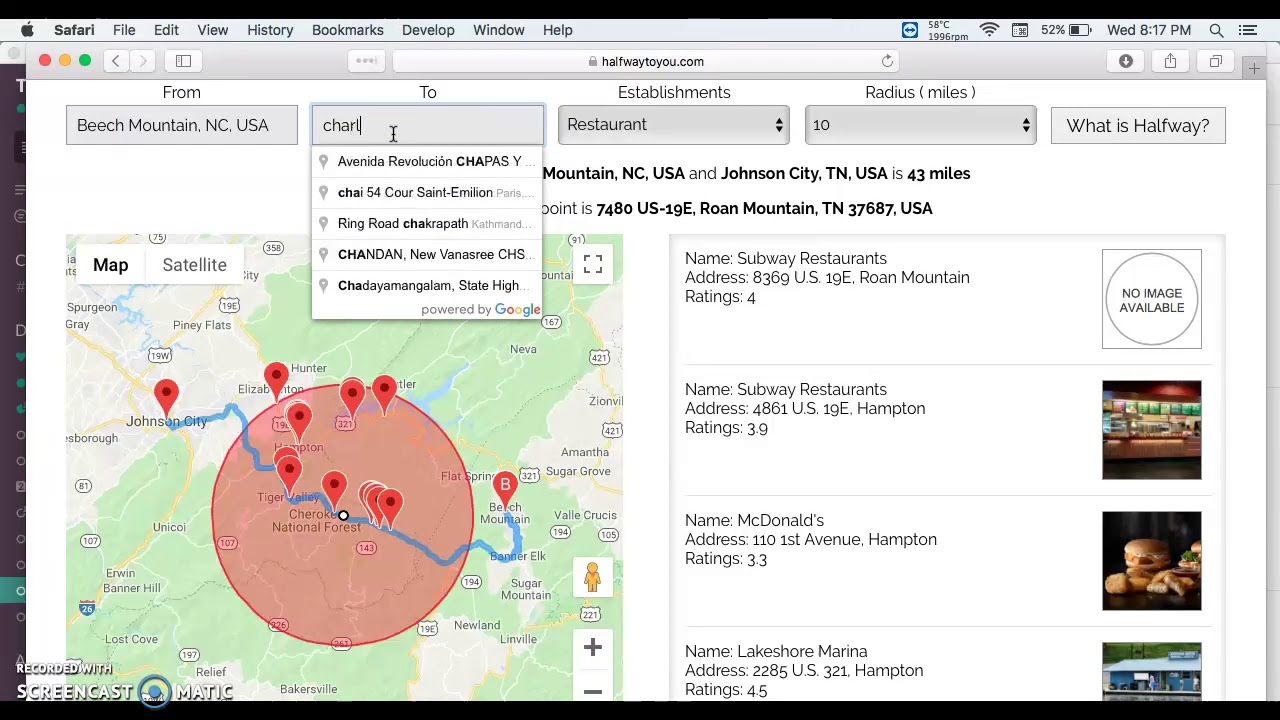 simulate safari online