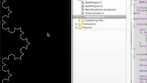 Koch Curve -- ios code practice